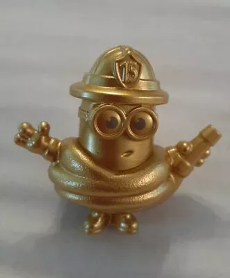 2019 Gold FIREMAN MINION Despicable Me MCDONALDS Happy Meal Toy • $8.99