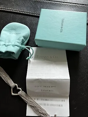 Tiffany & Co. Elsa Peretti Mesh 7 In Chain Bracelet 925 Sterling Silver • $170