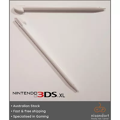 2x Nintendo 3DS XL Stylus White 🕹 (SPR-004) - Free Post - Aust Seller • $5.25