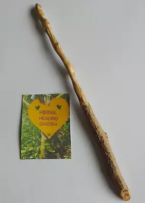 Wand.  Hazel Wood.  Handcrafted.  Natural. Halloween.  Wizard.  Spells.  Pagan. • £5.99