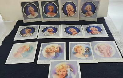 13 - 1995 MARILYN MONROE Plate  -Advertising Card S - 3 1/2   Bradford Exchange • $9.50