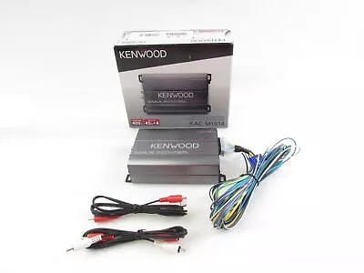 Kenwood KAC-M1814 400W 4 Channel Compact Class D Marine Amplifier • $94.99