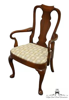 HICKORY CHAIR Solid Mahogany Traditional Style Splat Back Dining Arm Chair • $209.99