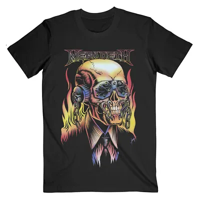 Megadeth Flaming Vic Official T-Shirt • £12.50
