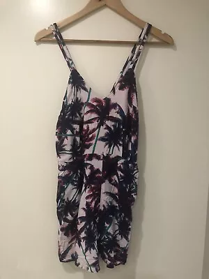 Kookai Playsuit Palm Tree Size 36 • $8.99