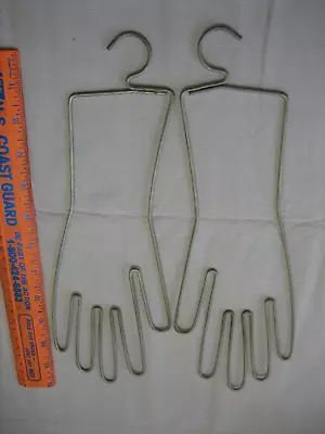 Vintage Metal Wire Glove Forms Hangers Stretchers Dryers Hand Displays - L2 • $19.99