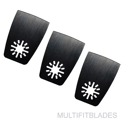 3 X Flat Oscillating Tool Scraper - Milwaukee Multi Tool Compatible • $9.95