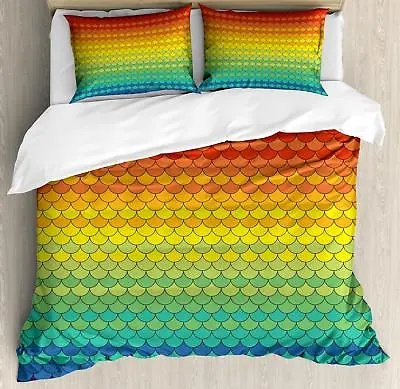 Fiesta Duvet Cover Set Twin Queen King Sizes With Pillow Shams Ambesonne • $69.99