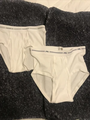 $13.50 • Buy Hanes, FTL Tighty Whities Vintage Sz SM 2 Pair