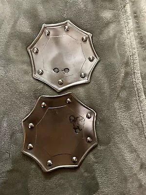 Pair Of Gothic Rondels For Shoulder Armor • $20