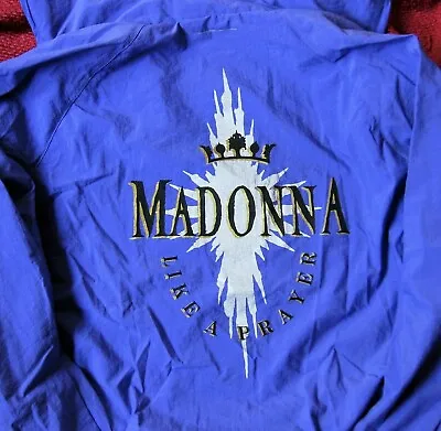 Madonna Like A Prayer 1989 Japan Promo Jacket Starburst Crown Logo Warner Coat • $1750