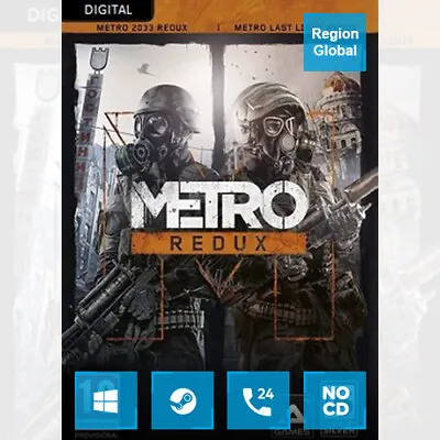 Metro Redux Bundle For PC Game Steam Key Region Free • $6.26