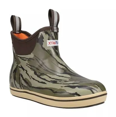 XTRATUF Men's Ankle Deck Boots XMAB-MOB Mossy Oak Bottomland • $109.99