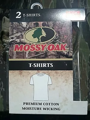 Mossy Oak 2 Pack Premium Cotton T-Shirts Small Free Shipping • $10.99
