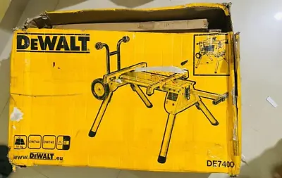 DeWalt DE7400 Heavy Duty Rolling Saw Workstation • $1521.59