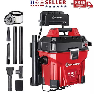 5 Gallon Wet/Dry Vacuum Cannister Wall-Mounted Remote Control Home Garage Shop • $129.99