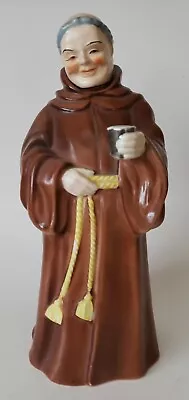 Friar Tuck Monk Decanter Japan Handpainted 8 1/4   Tall • $45.95