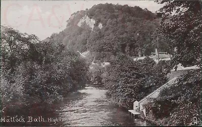 Matlock Bath High Tor 1904 Postmark Tucks Silverette Series 1600 • £4.60