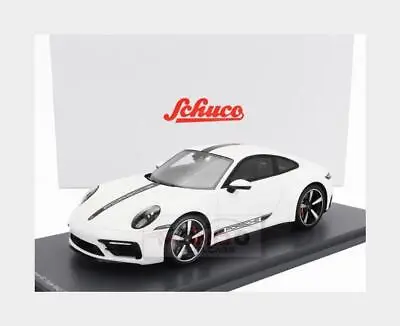 1:18 SCHUCO Porsche 911 992 Carrera 4S Coupe 2019 White 450058200 Model • $203.58
