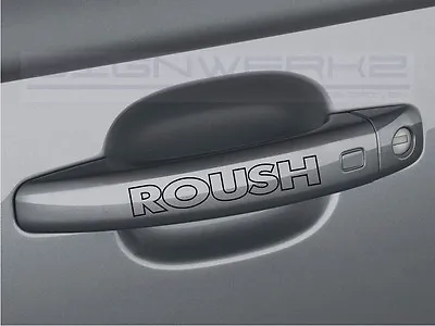 Roush Outlined Door Handle Decal Sticker Logo Ford Svt GT F-150 - Set Of 4  • $11.69