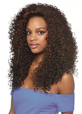 Dominican Curly - Outre Batik Quick Weave Synthetic Half Wig Color Dr2730 • $18