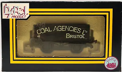 £6.99 • Buy Dapol B181 7 Plank Open Wagon 42 Coal Agencies Ltd Bristol Black Livery