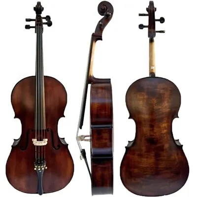 Strad Style SONG Brand 7/8 CelloBig And Deep Bass SoundDark Color #15642 • $744.77