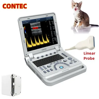 CMS1700A-VET Color Doppler Portable Ultrasound Scanner Laptop Linear Probe New • $3989
