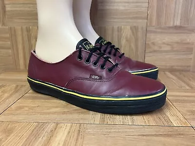 RARE🔥 VANS X WTAPS Authentic RAW Wine Leather Men's Shoes Skateboarding Shoes • $149.99