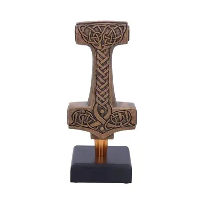 HAMMER OF THOR Mjolnir Viking Nordic Norse Pagan Protection Symbol Ornament 20cm • £20.99