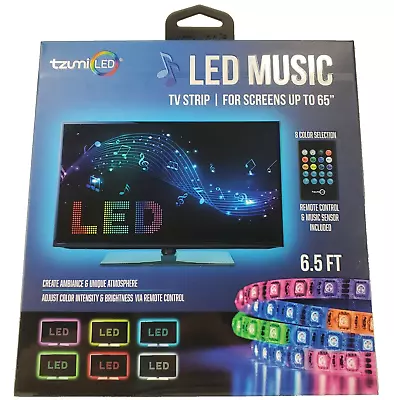 LED Light Strip With Remote & Adhesive Backing 8 Different Colors Mood Lighting • $4.97