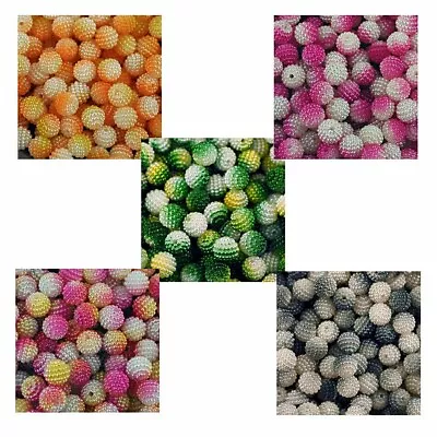 Pearl Cluster Resin Pearls Craft Beads Rainbow Ombre Pack Of 50 10 Mm P10 • £2.75