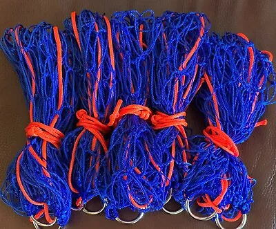 5 X 12z BLUE 3ft VERY HEAVY DUTY NYLON RABBIT PURSE NETS FERRETING HUNTING • £20