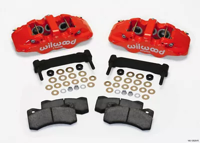 Wilwood For AERO6 Front Caliper & Bracket Kit - Red 97-13 C5/C6 Corvette W/ OEM • $1076.24