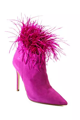 Michael Michael Kors Womens Feather Whitby Shootie Booties Deep Fuchsia Size 9M • $129