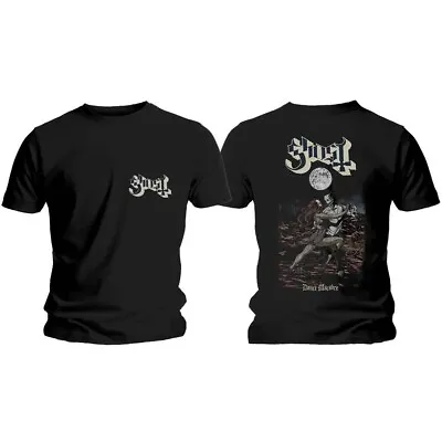 Ghost Danse Macabre T-Shirt Art On Back- Logo On Front Pocket Official T New!  • $25.99