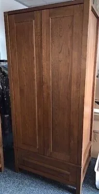 £595 • Buy M&S Marks And Spencer Sonoma Dark Solid Oak Double Wardrobe RRP £1200