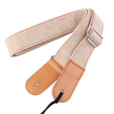 $14.49 • Buy Ukulele Strap Guitar Part Anti Pull Adjustable Retro Belt Solid Cotton And Linen
