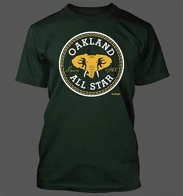 Oakland All Star T-Shirt - Oakland Athletics A's Baseball Stomper World Series • $24.99