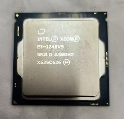 Intel Xeon E3-1240V5 3.50GHz Quad-Core CPU Processor SR2LD • $19.99