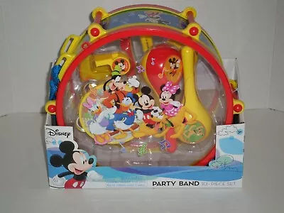 Disney Junior Mickey Mouse Party Band Drum 10 Piece Set Musical Instruments New • $23.99