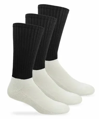 Jefferies Socks Mens Military Combat Cushion Odor Control Boot Crew Socks 3PK • $13.99