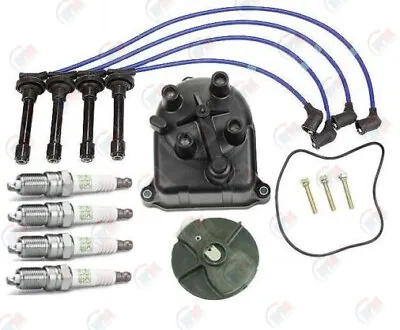 $89.95 • Buy Acura Integra Gsr Ngk Blue Tune-up Kit Cap Rotor Spark Plugs Wire Set