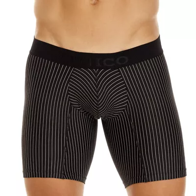 Unico Boxer Long Leg Suspensor Cup SOMBRAS Microfiber Men’s Underwear • £33