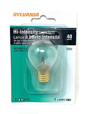 SYLVANIA HI-INTENSITY LIGHT BULB 40W S11 INTERMEDIATE BASE 40S11N/BL Light Bulb • $6.99