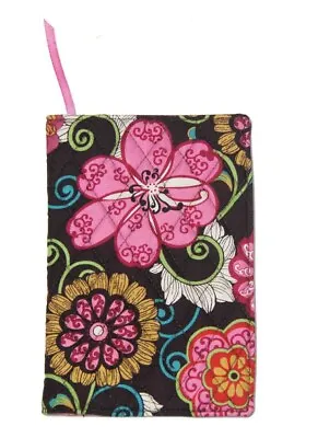 VERA BRADLEY Bookcover 5 X 7 Paperback Quilted Cotton Floral Pattern Book Cover • $11.99
