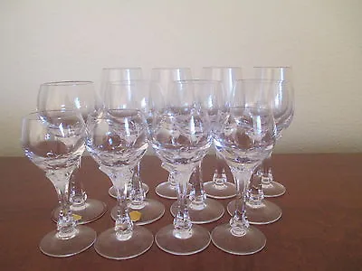 ECHT BLEIKRISTALL HANDGESCHLIFFEC 12 Piece Stemware Set - 3 Distinct Pieces • $55.83