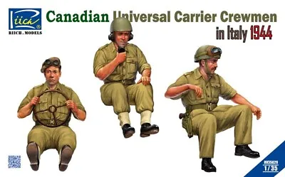 Riich Models 1/35 Scale  Canadian Universal Carrier Crewmen In Italy 1944 #35209 • £13.95
