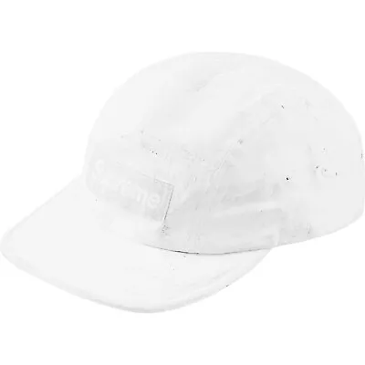 Supreme MM6 Maison Margiela Painted Camp Cap White In Hand Free Special Delivery • £110