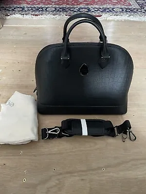 EGG® Leather Baby Changing Bag (Jurassic Black) New In Box RRP £250 • £65